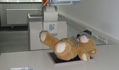 Röntgengerät in Form einer Giraffe