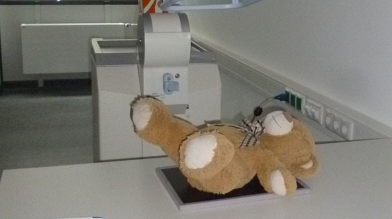 Röntgengerät in Form einer Giraffe