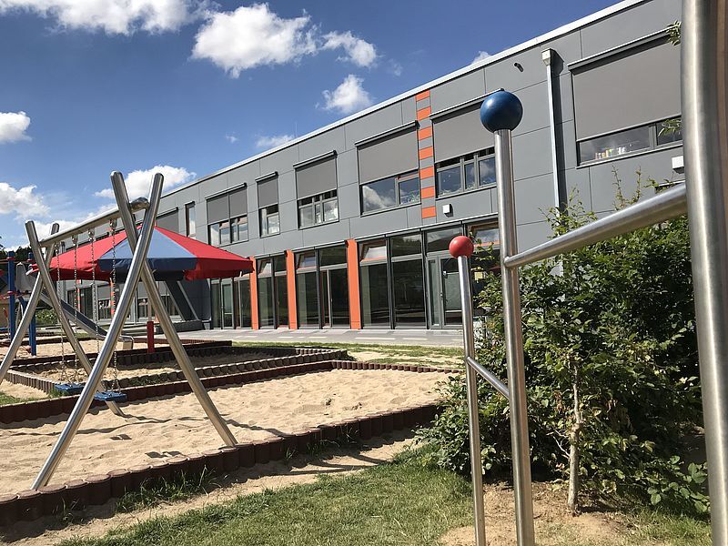 ILL Kita am Schulcampus Außengelände mit Spielplatz