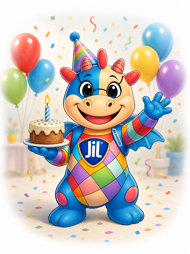 Maskottchen_animiert_Feiert_Geburtstag