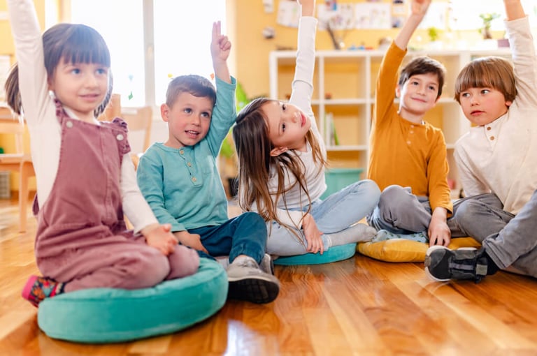 Kinder in Kita in MV bei Kreativitätspädagogik