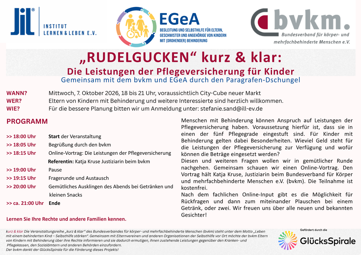Anzeigeblatt Rudelgucken Kurz & knapp
