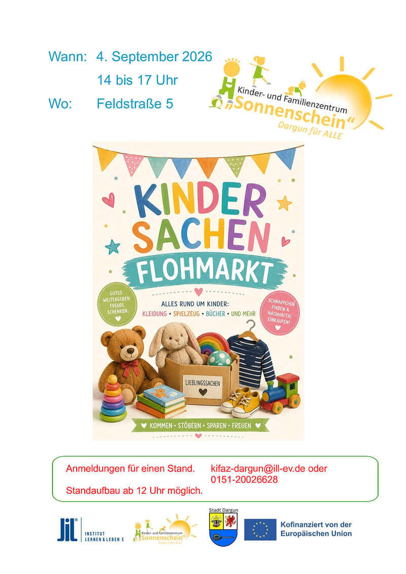 Flyer Kinderflohmarkt